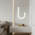 thumbnail image 4 of Arturesthome Luxury White Necklace Chandelier, 4 of 12