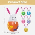 thumbnail image 3 of 2026 Easter Inflatable Bunny Egg: 15.7-Inch Tall Easter Inflatable Decor, Bunny Inside Colorful Egg Yard Ornament for Outdoor Indoor, Spring Holiday Lawn Decoration, Toy for Kids Party, 3 of 9