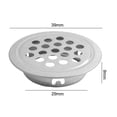 thumbnail image 4 of Ventilation Mesh Air Vent Grill Cover Home Cabinets Stainless Steel Tools Accesseries Colorfast Mesh Heat Dissipation, 4 of 7