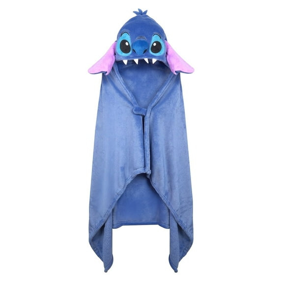 MINISO Disney Lilo & Stitch Collection Extra - Thick Hooded Blanket (Stitch) - Cozy Stitch - Themed Wearable Blanket