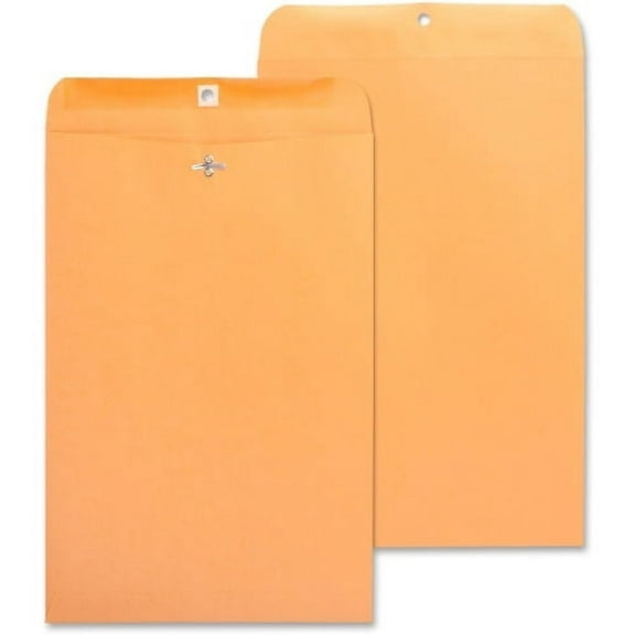 Business Source Heavy-duty Clasp Envelopes Clasp - #98 - 10" Width x 15" Length - 28 lb - Clasp - Kraft - 100 / Box - Kraft