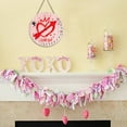 thumbnail image 5 of Valentine's Day Love Pink Welcome Door Sign 7.87x7.87 Red Love Heart Decorations Door Hanger Rustic Wooden Hanging Wall Plaque Sign Happy Valentines Day Wreath for Front Door Porch Housewarming Gifts, 5 of 7