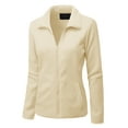 thumbnail image 2 of Doublju Women's Full Zip Up Fleece Jacket With Pockets (Plus Size Available), 2 of 5
