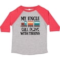 thumbnail image 3 of Inktastic My Uncle Still Plays with Trains Boys or Girls Toddler T-Shirt, 3 of 5