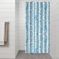 thumbnail image 3 of Country Farmhouse Floral Shower Curtain 36x72 Inches, Bee and Garden Bloom Design on Soft Quick-Dry Polyester, 3 of 5