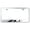 Chrome, variant on Chevy ZL1 Laser Etched Logo Stainless Steel License Plate Frame (Black)