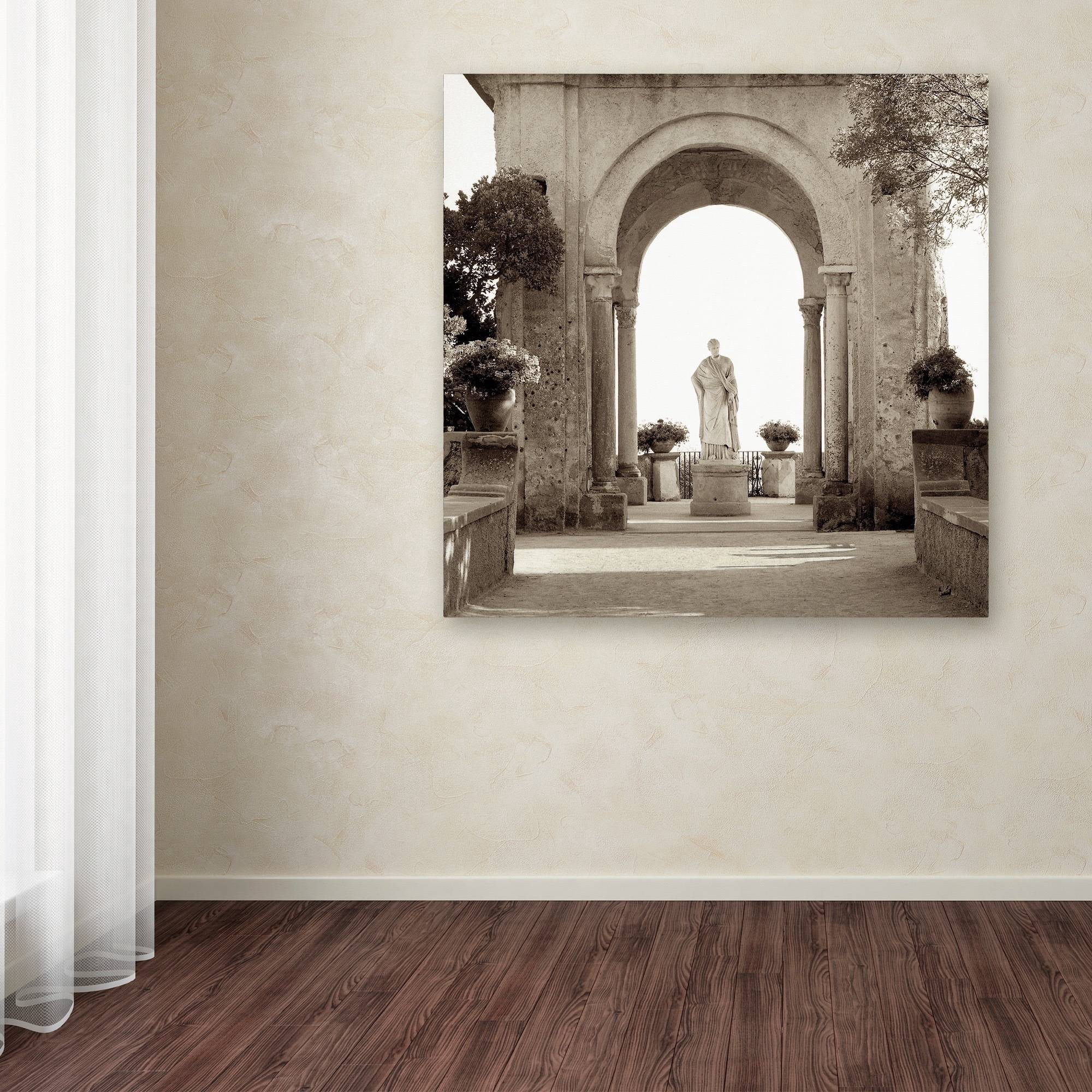 Trademark Fine Art "Giardini Italiano VIII" Canvas Art by Alan Blaustein