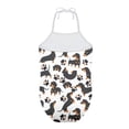 thumbnail image 2 of FOR U DESIGNS Adorable Halter Neck Swimsuits for Girls 9-10 Years Old Dachshund Dog Paw Sleeveless Backless Bathing Suit Casual Beach Wear, 2 of 6