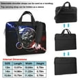 thumbnail image 2 of Planets Collide Laptop Bag, 13 inch Laptop or Tablet, Business Casual Laptop Bag, 2 of 8