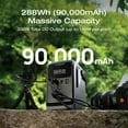 thumbnail image 3 of EF EcoFlow TRAIL 300 DC Solar Panel with 60W Solar Generator, 288Wh LiFePO4 Power Bank, Power Station, for Camping, Travel, and Emergency Power, 3 of 11