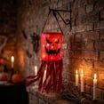 thumbnail image 4 of Lksixu Halloween Candy Bags, Jack-O'-Lantern Windsock Shaped Fabric Candy Bucket with LED Lights, Portable Trick or Treat Bags with Handle, Reusable Large Goodie Basket Spooky Tote Bags for Party, 4 of 8
