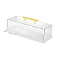 thumbnail image 4 of Siruishop Acrylic Organizer Box Rectangular Serving Box with Lid for Buffet Restaurant A, 4 of 8