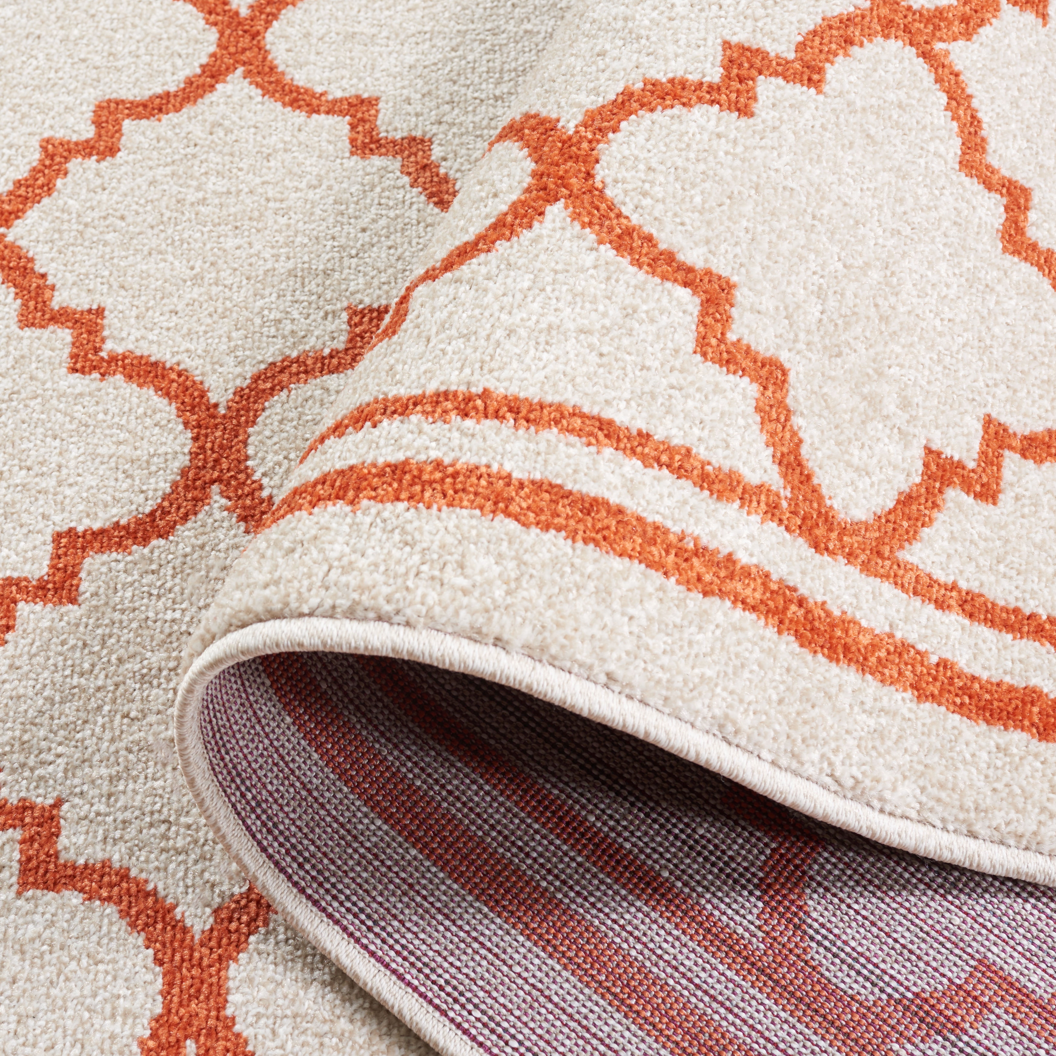 Safavieh Amherst Trina Geometric Runner Rug, Beige/Orange, 2'3" x 9'