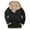 Black, variant on Brondbend Men's Coat Man Jacket Hooded Long Sleeved Zipper Pocket Outerwear Solid Color Warm Jacket Loose Fit Vacation Tops Black