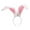 White#555, variant on Bunny Ear Headband Gray White | Flexible Bendable Ears, Soft Plush Lining, Lightweight Costume Accessory for Easter, Halloween, Spring Parties Adults