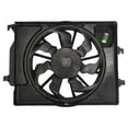 thumbnail image 2 of New Dual Radiator And Condenser Fan Compatible With Hyundai Accent 2018 2019 By Part Numbers 25380H9050 HY3115161, 2 of 2