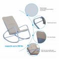 thumbnail image 4 of Sophia & William Outdoor Padded Rocking Chairs with Blue E-coated Steel Frame, 4 of 8