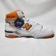 thumbnail image 4 of New Balance 650R White Orange Retro Sneakers BB650RCL Mens Size 10, 4 of 6