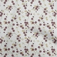 thumbnail image 1 of oneOone Georgette Viscose Maroon Fabric Floral Retro Sewing Craft Projects Fabric Prints By Yard 42 Inch Wide, 1 of 5