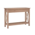 thumbnail image 5 of Linon Dalton Pine Wood Console Table in Driftwood Brown, 5 of 18
