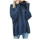 thumbnail image 2 of Pntutb Moda Mujer Casual Cable Pullover Manga murciélago Suéter de cuello alto suelto para mujer Pntutb Pntutb-4890, 2 of 9