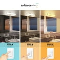 thumbnail image 4 of Globe Electric 24" Brass Dimmable Color Adjustable LED Integrated Modern Style Vanity Light with Dimmer Remote, 4 of 9