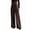 Brown, variant on Women'S Polka Dots Wide Leg Tailored Pants High Waisted Belted Loose Trousers with Pockets Brown L