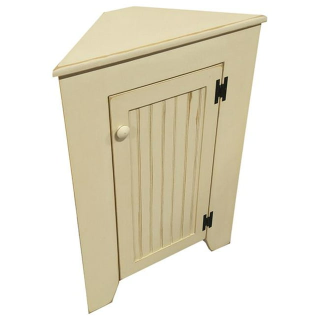Sciure de la Ville Armoire de Rangement d'Angle&44; Antique Cream