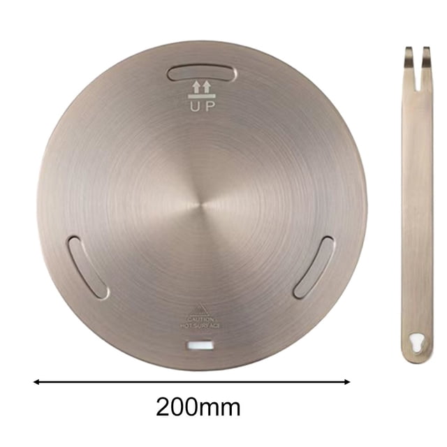 Plaque de Diffusion à Conduction Thermique pour Cuisinière à Induction de Cuisine en Acier Inoxydable