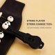 thumbnail image 4 of clavijas de puente de guitarra Clavijas de puente de guitarra con 4 pasadores de tuerca de sillín herramienta extractora JShteea El nuevo, 4 of 9