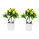 thumbnail image 4 of unbranded 2Ud De Árbol Falso Amarillo Para Bodas Banquetes Y Hogar Con Material Resistente, 4 of 6