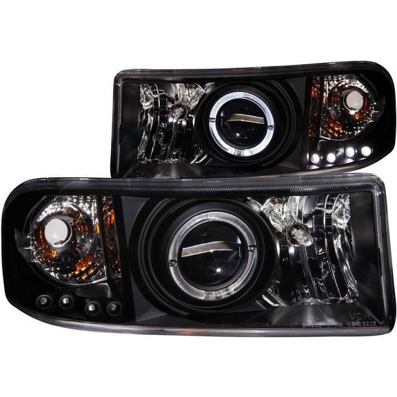 Headlight Set - Compatible with 1994 - 2002 Dodge Ram 3500 1995 1996 1997 1998 1999 2000 2001