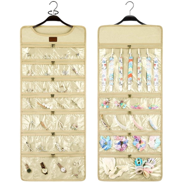 Organizador colgante de joyas Vhermosa con bolsillos para mujer ZJWJ776-2