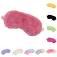 thumbnail image 4 of Alkepwun Eye Masks for Sleep Plush Furry Soft Comfortable Blindfold Sleep Masks Unisex Vibrant Colors Sleep Travel Nap Sleeping Night Eyeshade Cover, 4 of 4