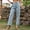Blue, variant on ClodeEU Women's High Waisted Straight Leg Ankle Jeans,Trendy Solid Color Denim Trousers Dark Blue,Womens Plus XL