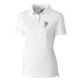 thumbnail image 2 of Women's Cutter & Buck White Mississippi State Bulldogs Advantage Tri-Blend Pique Polo, 2 of 3