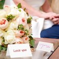 thumbnail image 6 of Premium Place Cards,50 Pack Portable Dotted Gold Foil Small Blank Place Cards for Receptions,QZS Durable Receptions Tool for Table Setting, 6 of 6