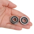 thumbnail image 5 of F6900-2RS Flanged Ball Bearing 10x22x6mm Double Sealed Chrome Steel Flange Bearings, 4 Packs, 5 of 5