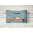 thumbnail image 2 of Carolines Treasures CK7933PW1216 Black White Shih Tzu Sweet Home Canvas Fabric Decorative Pillow 12H x16W multicolor, 2 of 4