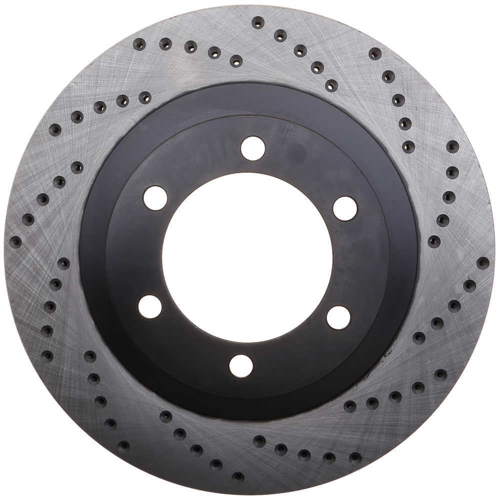 StopTech Drilled Sport Brake Rotor - 128.44127L Fits select: 2003-2009 TOYOTA 4RUNNER, 2003-2009 LEXUS GX