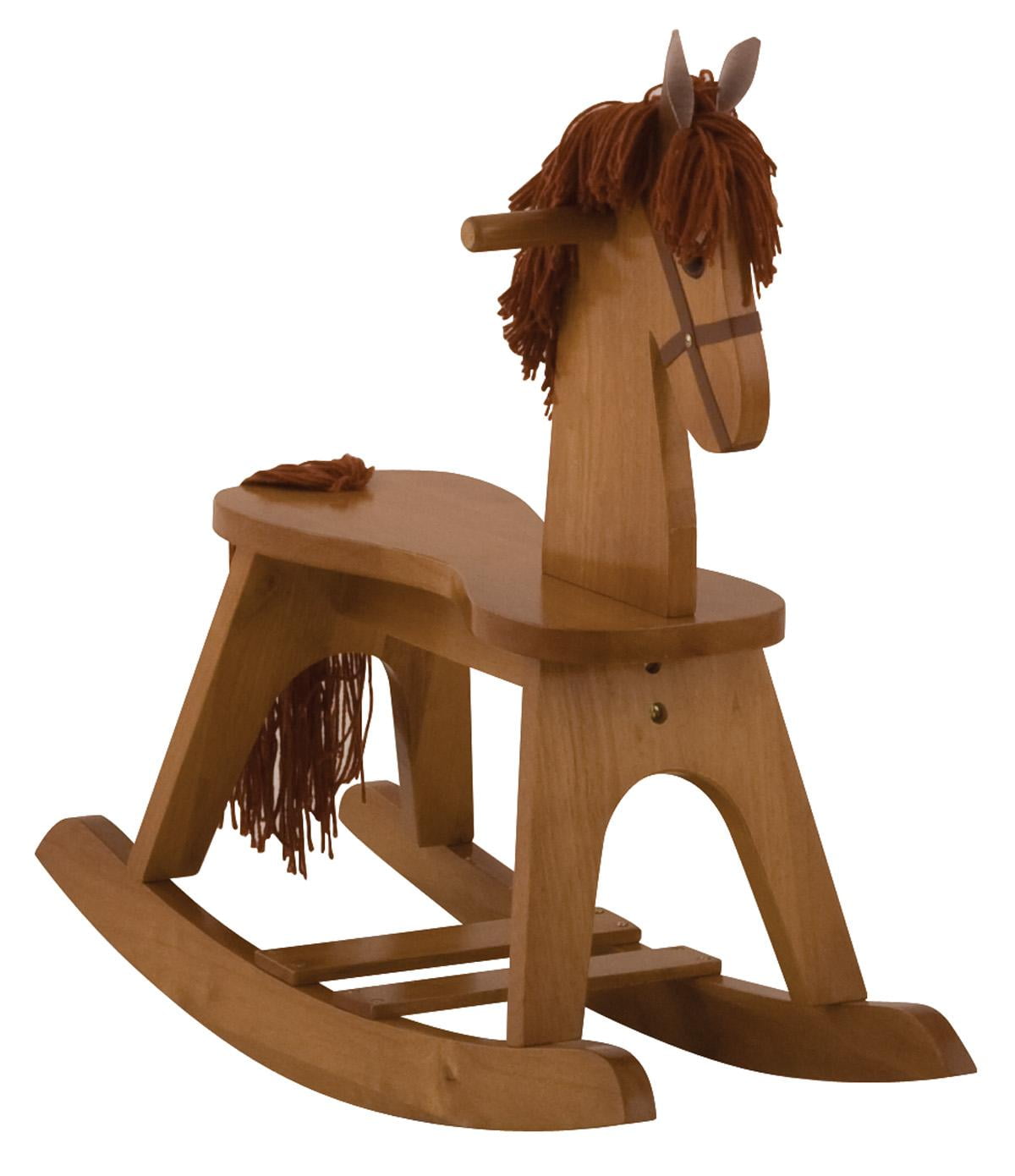 storkcraft wooden rocking horse