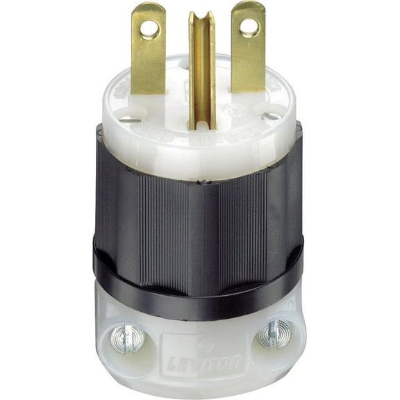 Leviton Industrial Grade Straight Blade Plug 061-5666-0C