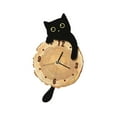 thumbnail image 4 of CoudarTitie Cat Clock with Moving Tail Minimalist Hanging Lovely Non Ticking Kids Room Clock, 4 of 9