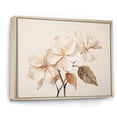 thumbnail image 2 of Designart "Whispered Beauty Of Plumeria Blooms III" Plumeria Floater Framed Canvas Wall Art, 2 of 5