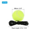 thumbnail image 2 of Uxcell Tennis Training Ball with String Self Practice Tennis Train Tool, Yellow 6Pcs, 2 of 6