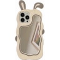 thumbnail image 1 of Kawaii Phone Cases Apply to iPhone 13,Cute Cartoon Rabbit Phone Case with Mirror Bunny Phone Case 3D iPhone 13 Case Soft Silicone Shockproof Cover for, 1 of 4