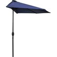 thumbnail image 4 of Trademark Innovations PATUMB BU Patio Half Umbrella-9', Blue, 4 of 4