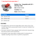 thumbnail image 2 of Radiator Cap - Compatible with 2011 - 2022 Ram 1500 2012 2013 2014 2015 2016 2017 2018 2019 2020 2021, 2 of 2
