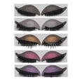 thumbnail image 1 of GOOHOCHY 5 pares de parches para pestañas postizas, sombras de ojos, pegatinas de maquillaje 2 en 1, con pestañas postizas para mujeres, fiestas y graduaciones., 1 of 8