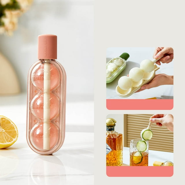 for Home Use - Fresh Lollipop Ice Tray for Freezer Reusable Ice Straw Convenient Kitchen Accessory